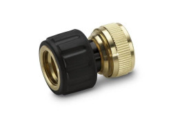 Латунный коннектор с Aqva Stop для шлангов 3/4'' Karcher 2.645-018.0