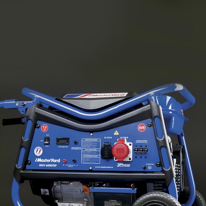 Бензогенератор MasterYard MGV 6000TEP