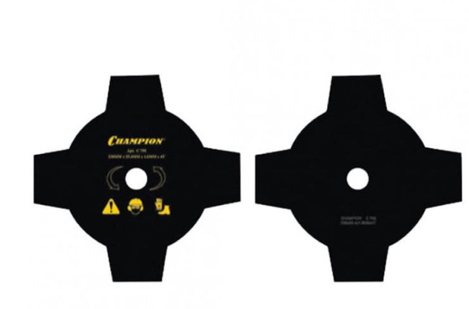 Нож для жесткой травы Champion 4/255/25,4 (тип А) (Т283,Т284,125R,325RDх,323R,235R,FS80,85,100)