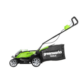 Газонокосилка аккумуляторная Greenworks Арт. 2501907UB, 40V, 35 см, c 1хАКБ 4 Ач и ЗУ