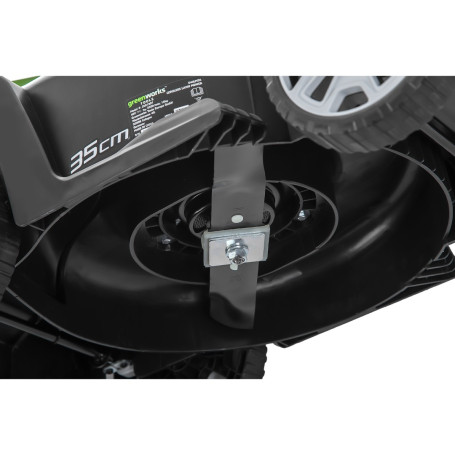 Газонокосилка аккумуляторная Greenworks Арт. 2501907UB, 40V, 35 см, c 1хАКБ 4 Ач и ЗУ