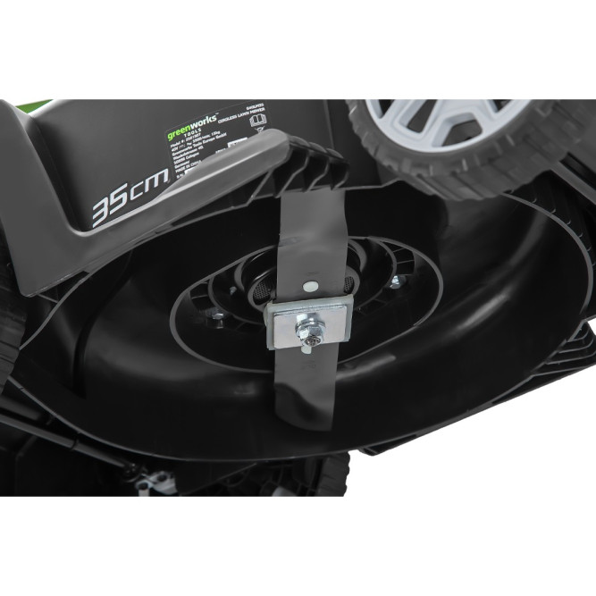 Газонокосилка аккумуляторная Greenworks Арт. 2501907UB, 40V, 35 см, c 1хАКБ 4 Ач и ЗУ