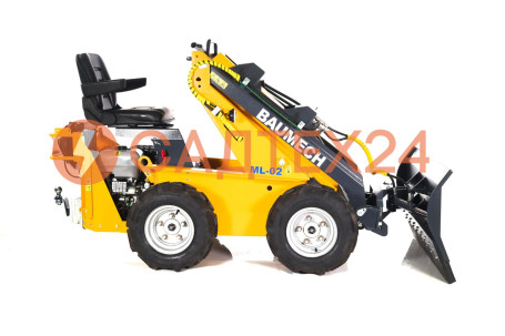 Мини-погрузчик BAUMECH ML-02, дв.Zongshen GB460E + гидравлический отвал 120 см