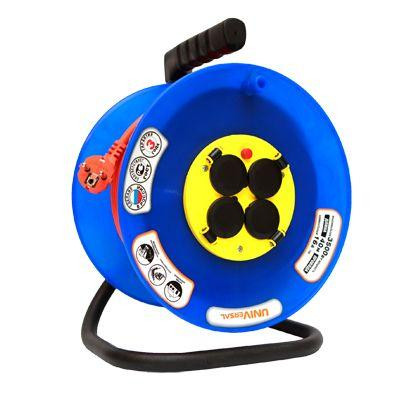 Удлинитель на катушке 4*30м ВЕМ 250 ПВС 3*1,5 IP44 "У"