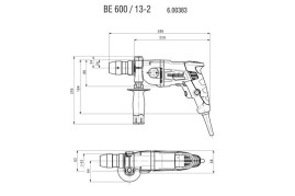 Дрель Metabo BE 600/13-2 600383000