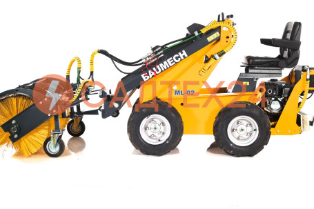 Мини-погрузчик BAUMECH ML-02, дв.Zongshen GB460E + гидравлическая щётка 115 см