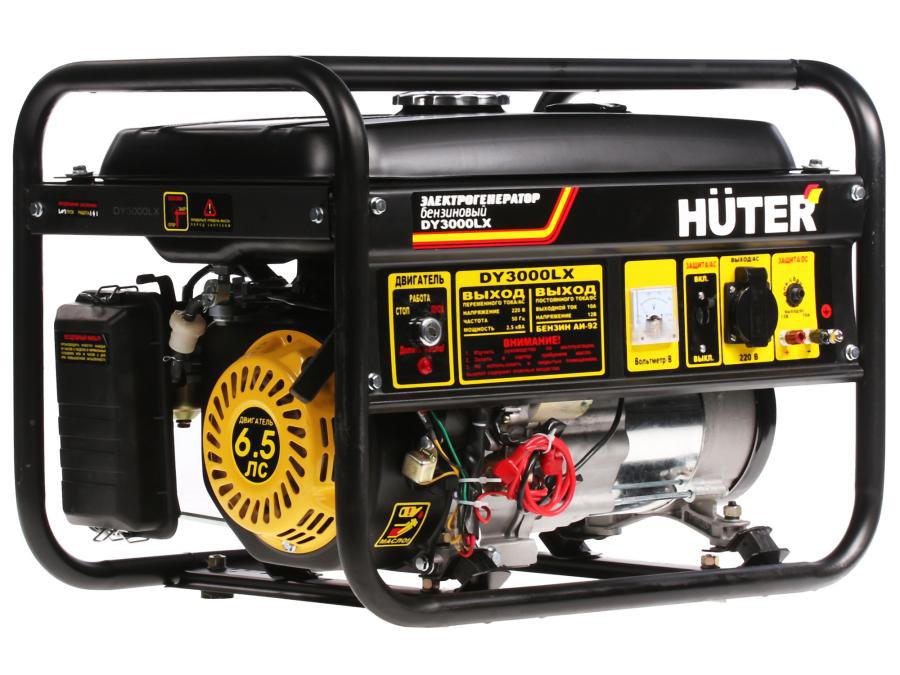 Бензиновый генератор huter dy3000lx