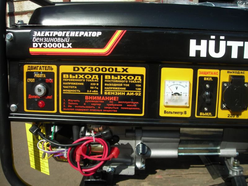 Генератор huter 3000l