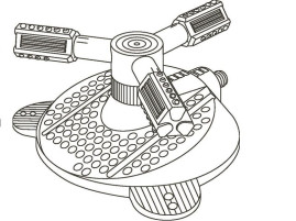 Дождеватель круговой Mambo Comfort GARDENA 02062-29.000.00