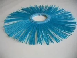 Щетка дисковая 110х450 полипропиленовая беспроставочная гнутая