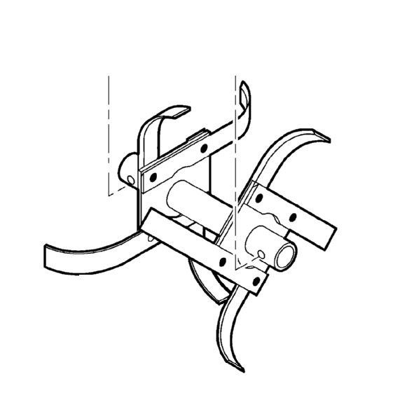 Комплект пропашки VH 540 справа, слева внутренний VIKING 62277100220