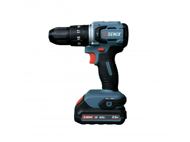 Ударная дрель-шуруповерт аккум. SENIX PDHX2-M2-EU KIT с акк и ЗУ