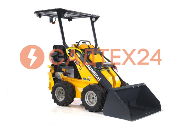 Мини-погрузчик BAUMECH ML-02, дв.Zongshen GB460E + ковш-снег 120 см + каркас безопасности