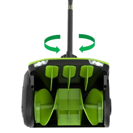 Снегоуборщик аккумуляторный Greenworks GD60SS2, 60V, 30 см, с регулируемым направлением выброса, бесщеточный, c 1хАКБ 4Ач и ЗУ