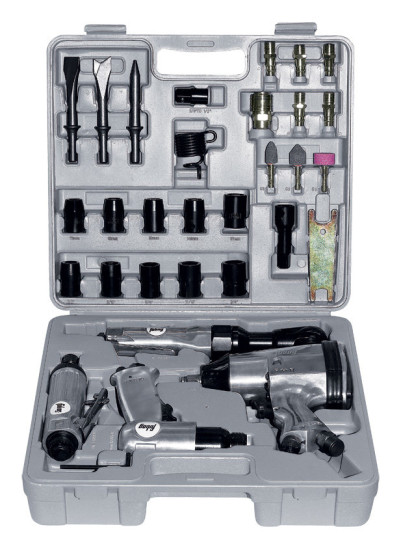 Набор пневмоинструмента 34 предмета, в кейсе FUBAG 120003/120103