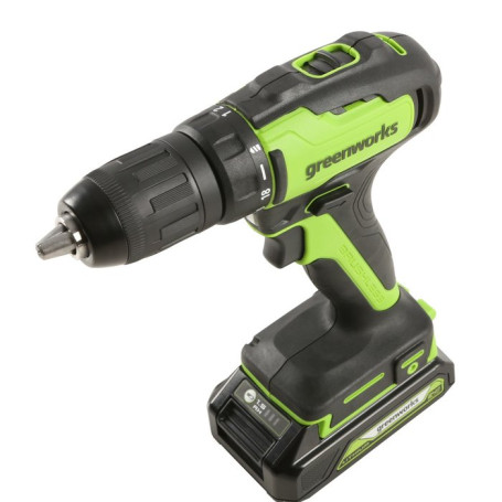 Дрель-шуруповерт аккумуляторная Greenworks Арт. 3704007, 24V, бесщеточная, без АКБ и ЗУ