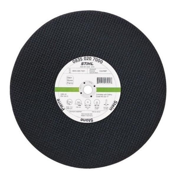 Абразивный диск 350х20мм камень, бетон (влажная резка) Stihl 08350207004