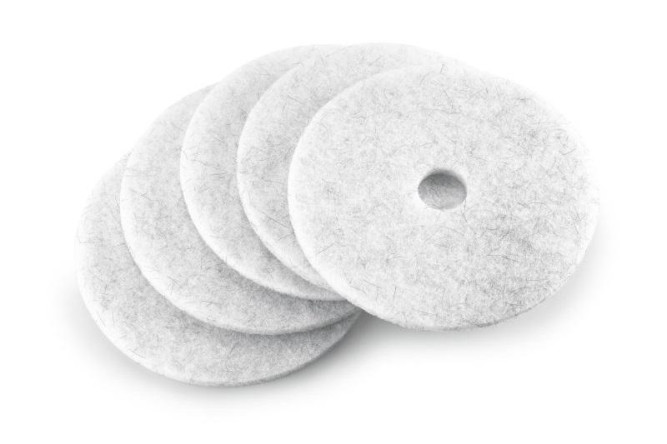 Пад 500мм мягкий бежевый с натуральной щетиной для полировки уп-5шт к D51 Karcher  6.371-146.0