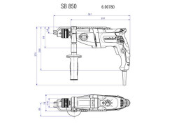 Ударная дрель Metabo SBE 780-2 600781000