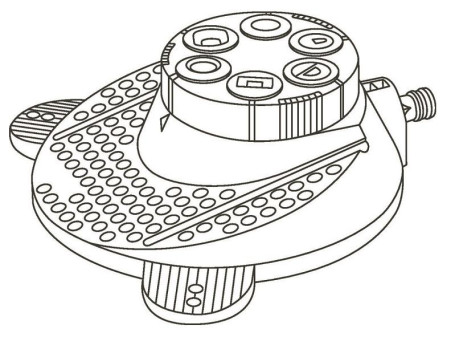 Дождеватель круговой шестипозиционный Boogie Classic GARDENA 02073-20.000.00