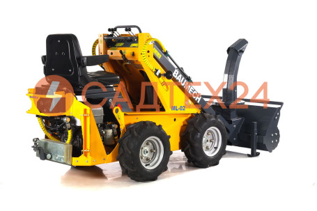 Мини-погрузчик BAUMECH ML-02, дв.Zongshen GB460E + роторный снегоуборщик 110 см