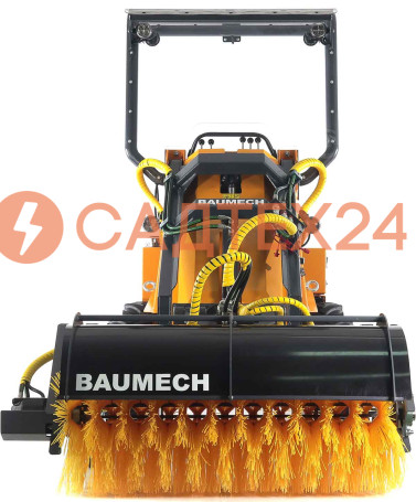 Мини-погрузчик BAUMECH ML-02 Pro, дв.Zongshen GB750 инж. + гидравл.щётка 115см + каркас безопасн