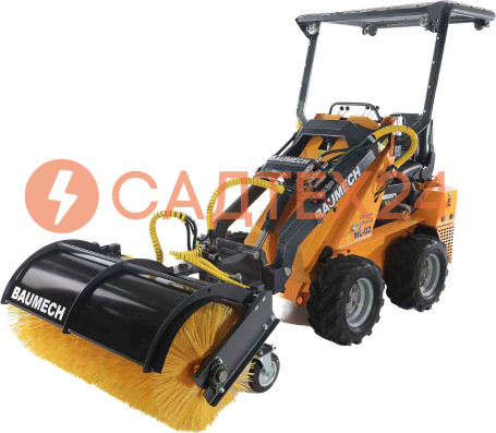 Мини-погрузчик BAUMECH ML-02 Pro, дв.Zongshen GB750 инж. + гидравл.щётка 115см + каркас безопасн