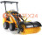 Мини-погрузчик BAUMECH ML-02 Pro, дв.Zongshen GB750 инж. + гидравл.щётка 115см + каркас безопасн