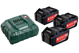 Базовый комплект Metabo 18 В Li-Power 3х4,0Ач + ЗУ ASC 30-36V AIR COOLED 685049000