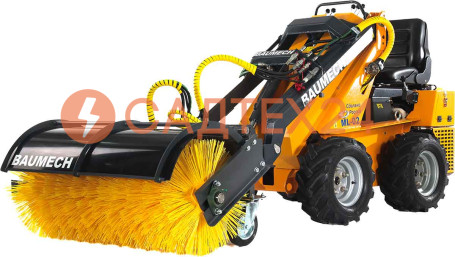 Мини-погрузчик BAUMECH ML-02 Pro, дв.Zongshen GB750 инж. + гидравл.щётка 115см