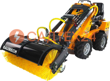 Мини-погрузчик BAUMECH ML-02 Pro, дв.Zongshen GB750 инж. + гидравл.щётка 115см