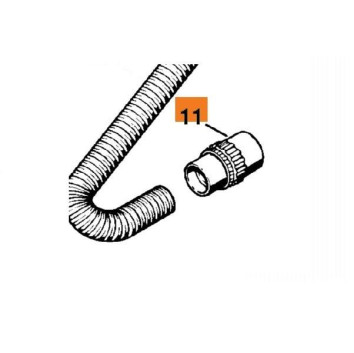 Переходник шланга нижний SE 120-122E Stihl 49015031500