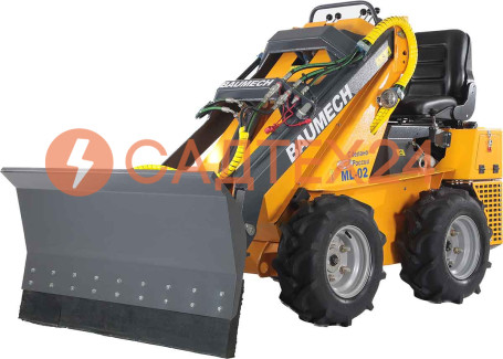 Мини-погрузчик BAUMECH ML-02 Pro, дв.Zongshen GB750 инж. + гидравлический отвал 120см