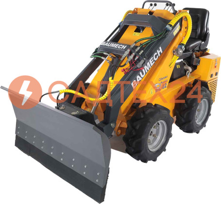 Мини-погрузчик BAUMECH ML-02 Pro, дв.Zongshen GB750 инж. + гидравлический отвал 120см