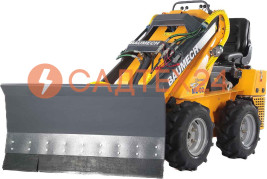 Мини-погрузчик BAUMECH ML-02 Pro, дв.Zongshen GB750 инж. + гидравлический отвал 120см
