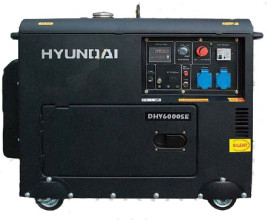 Дизельный генератор Hyundai DHY 6000SE