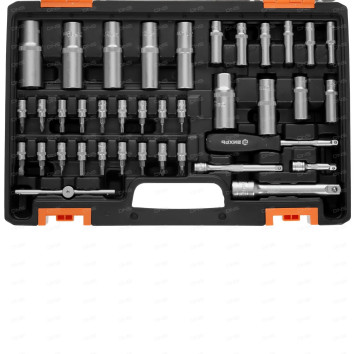 Набор инструментов Вихрь, 1/2", 1/4", CrV, в кейсе 108 предм