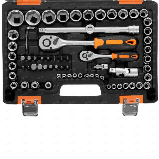 Набор инструментов Вихрь, 1/2&amp;quot;, 1/4&amp;quot;, CrV, в кейсе 108 предм