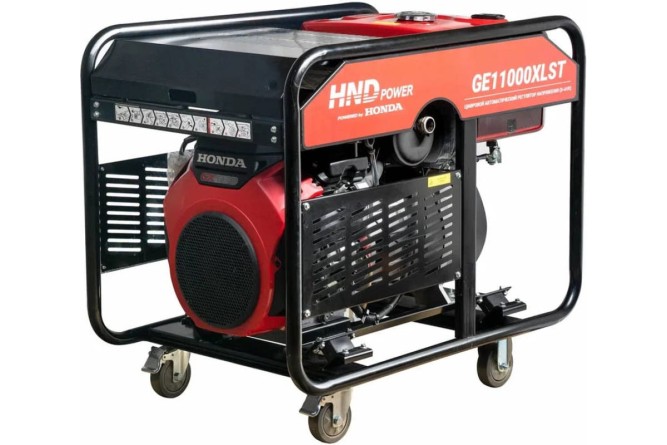 Бензогенератор HND GE 11000 XLST