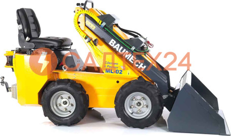 Мини-погрузчик BAUMECH ML-02 Pro, дв.Zongshen GB750 инж. + ковш для снега 120 см
