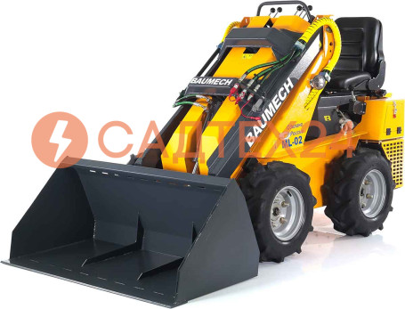 Мини-погрузчик BAUMECH ML-02 Pro, дв.Zongshen GB750 инж. + ковш для снега 120 см