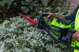 Кусторез аккумуляторный Greenworks GC82HT2, 82V, бесщеточный без АКБ и ЗУ