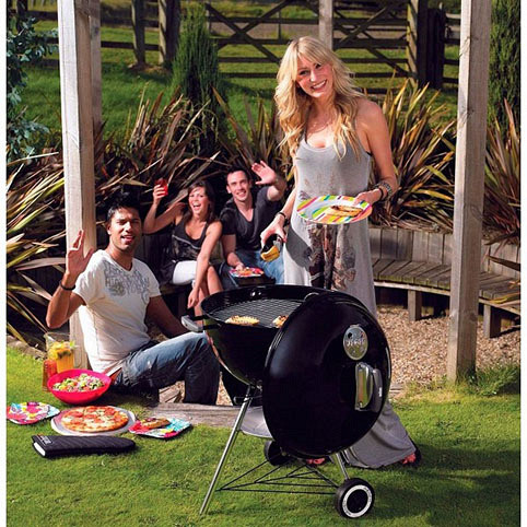 Угольный гриль Weber One-Touch Original 47 см черный в Санкт-Петербурге