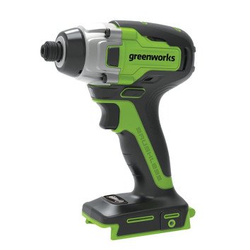 Винтоверт ударный аккумуляторный Greenworks Арт. 3802807, 24V, бесщеточный, без АКБ и ЗУ