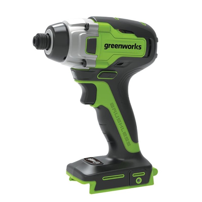 Винтоверт ударный аккумуляторный Greenworks Арт. 3802807, 24V, бесщеточный, без АКБ и ЗУ