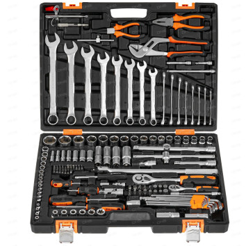 Набор инструментов Вихрь, 1/2", 1/4", CrV, в кейсе 151 предм