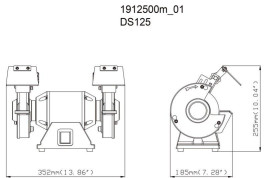 Точило Metabo DS 125 619125000