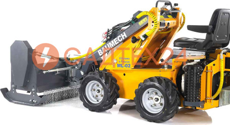 Мини-погрузчик BAUMECH ML-02 Pro, дв.Zongshen GB750 инж. + мульчер 110см