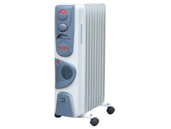 Масляный радиатор (обогреватель) Ресанта ОМ-9НВ с тепловентилятором