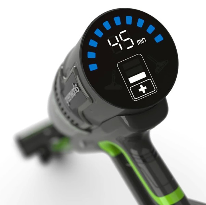 Пылесос беспроводной вертикальный аккумуляторный Greenworks Арт. 4701407, 24V, без АКБ и ЗУ